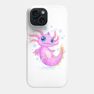 Cute cartoon axolotl Phone Case