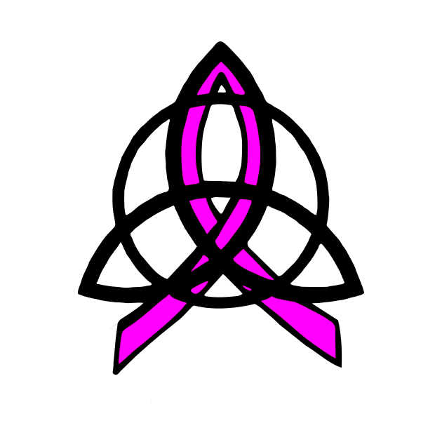 Pink Ribbon Celtic Trinity Knot by celtgirlz