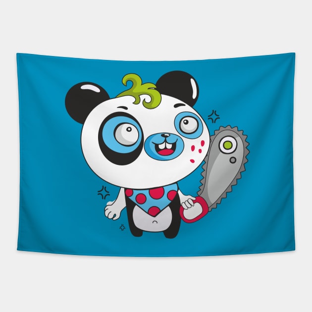 Mad Panda Tapestry by idiotstile