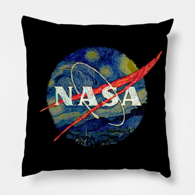 Nasa Starry Night Pillow by Bomdesignz