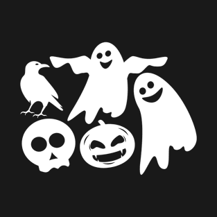 Cute ghosts halloween T-Shirt