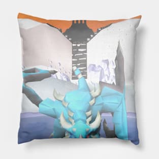 SMALL LOGO VORKATH SUNSET - OLYMPUS Pillow