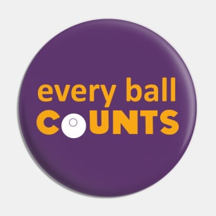 Every ball counts (white) Pin