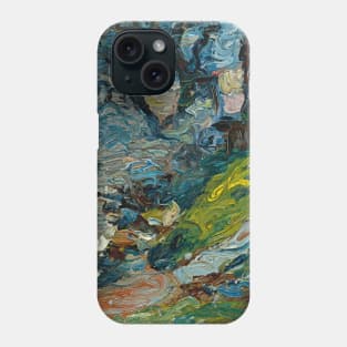 Au Bord De La Riviere, Marseilles by Adolphe Monticelli Phone Case