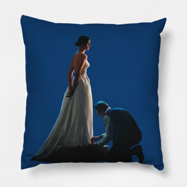 Phantom Thread - Alma and Reynolds Pillow by chrisayerscreative