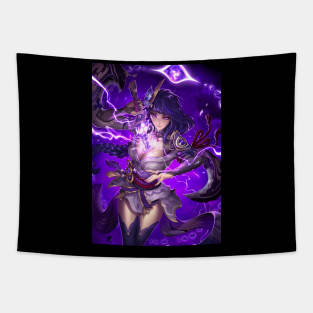 Raiden Shogun Poster Tapestry