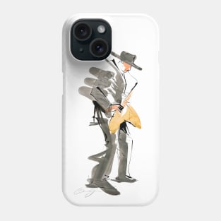 Saxophonist Musician Watercolor Drawing Phone Case