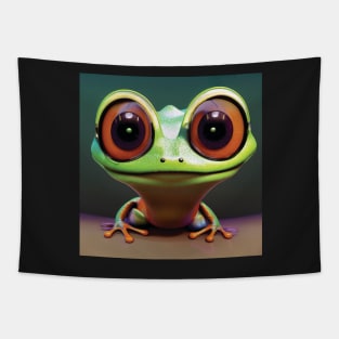 Cute Tree Frog Tapestry