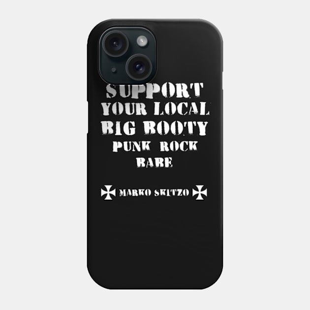 MARKO SKITZO X BIG BOOTY PUNK BABE 3 Phone Case by MarkoSkitzo