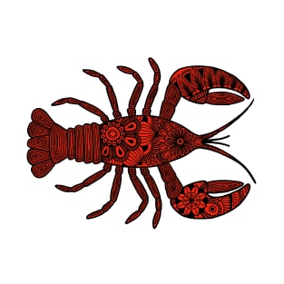 Lobster (black and red horizontal) T-Shirt