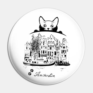 Amsterdam Skyline Pin