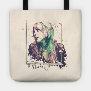 Stevie Nicks The Broken Frame Retro Fan Art Tote