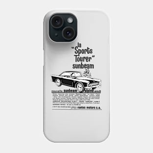 SUNBEAM ALPINE - advert Phone Case