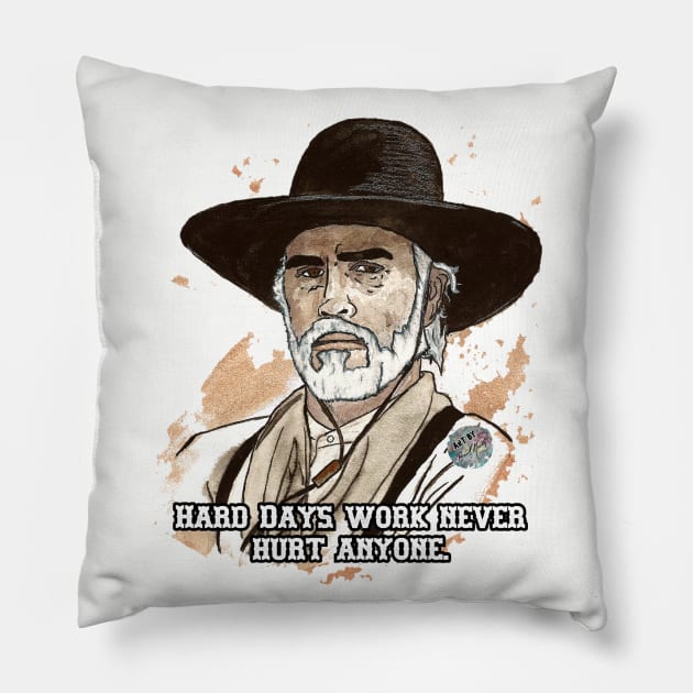 Lonesome Dove - Captain Woodrow Call Pillow by BladeAvenger