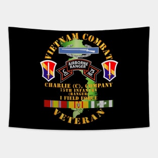 Vietnam Combat Vet - C Co 75th Infantry (Ranger) - I Field Force SSI Tapestry