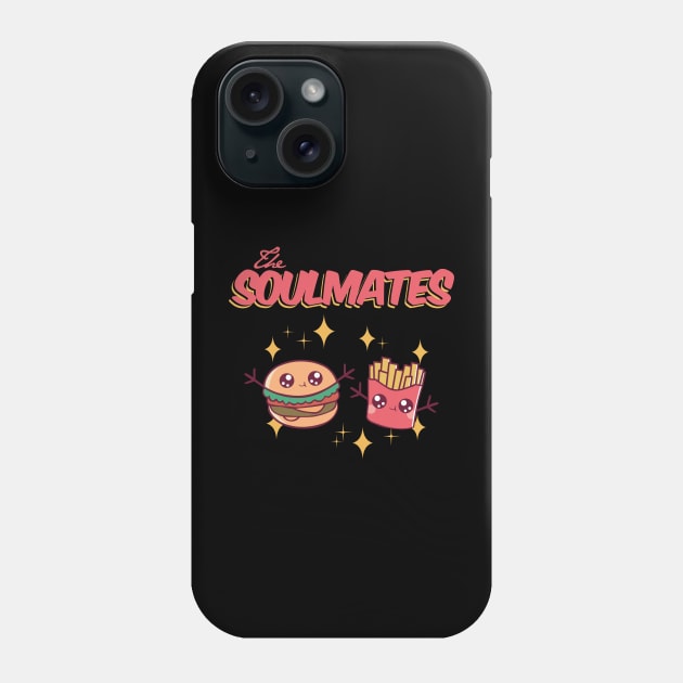 A burger and french fries are two soul mates Phone Case by DaveLeonardo