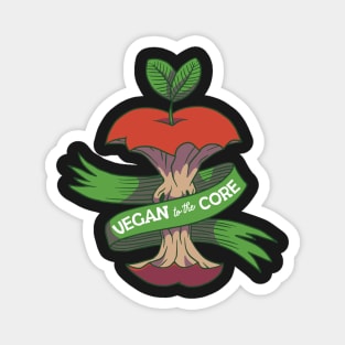 Vegan To The Core Magnet