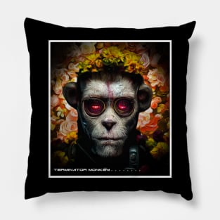 terminator monkey Pillow