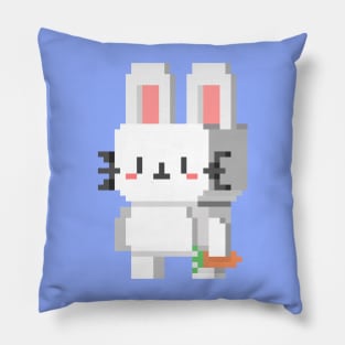 Pixel bunny Pillow