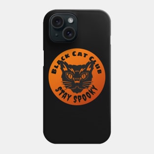 Black Cat Club Phone Case