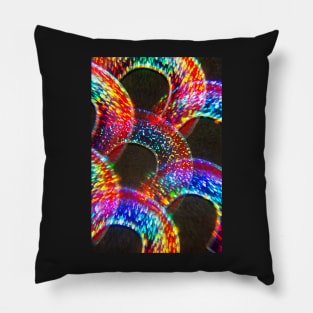 Prismatic rainbow Pillow