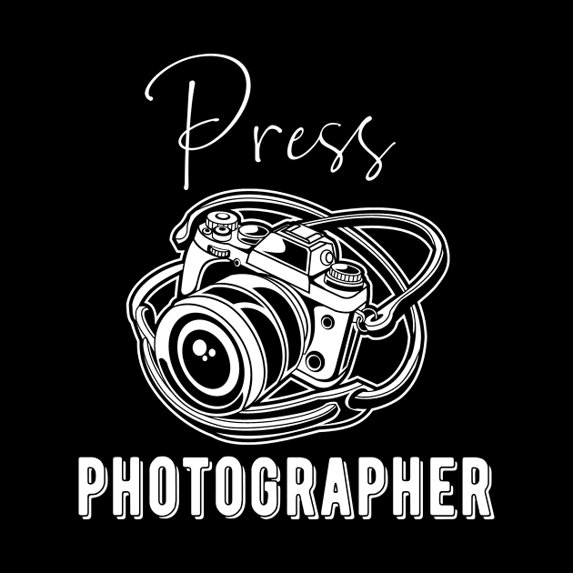 Press Photographer - News Reporter Gift Idea by BlueTodyArt