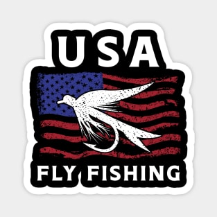 USA Fly Fishing Magnet