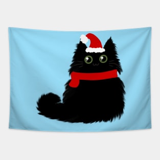 Christmas Kitty Tapestry