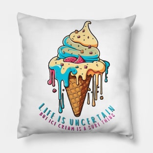 Life is Ice Cream Pillow