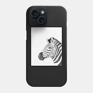 Minimal zebra print Phone Case