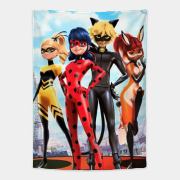 Ladybug Cat Noir Rena Rouge Queen Bee Miraculous Ladybug