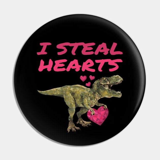 I Steal Hearts Pin by Glenn Landas Digital Art