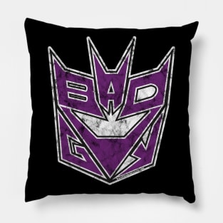 Bad Guy Logo (distressed) Pillow