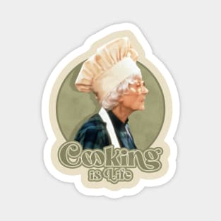 GOLDEN GIRLS Estelle Getty CHEFF Magnet