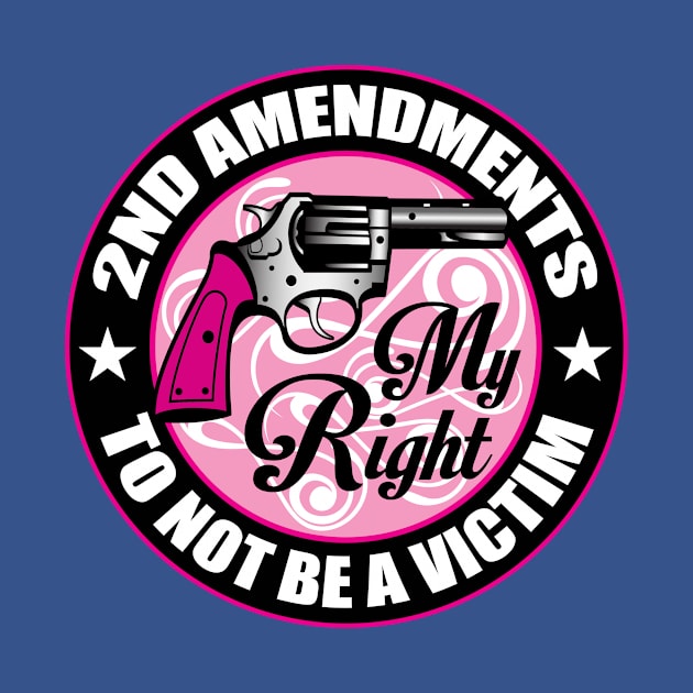 My Right To Not Be a Victim 2nd amendment t shirt gun for lovers lovers by AwesomePrintableArt