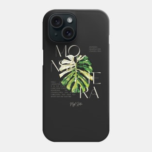 MONSTERA DELICIOSA THAI CONSTELLATION TSHIRT Phone Case