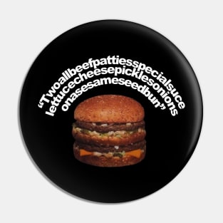 Cheeseburger Pin