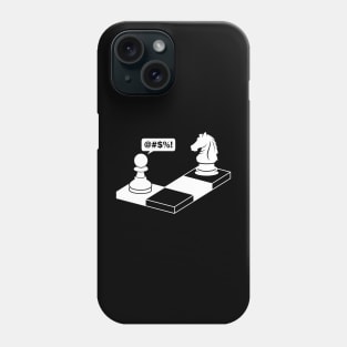 Oh No Knight To Pawn Funny Chess Player Gift Idea Board Game Phone Case