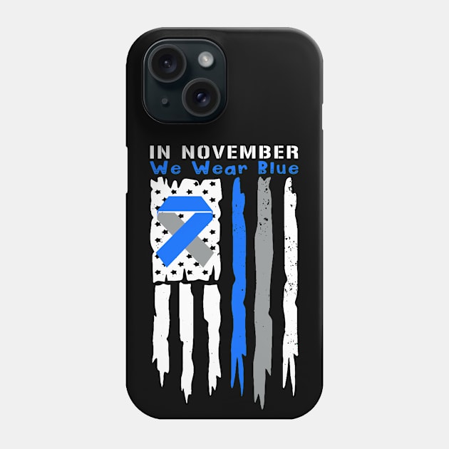 Diabetes Awareness In November Phone Case by SHB-art