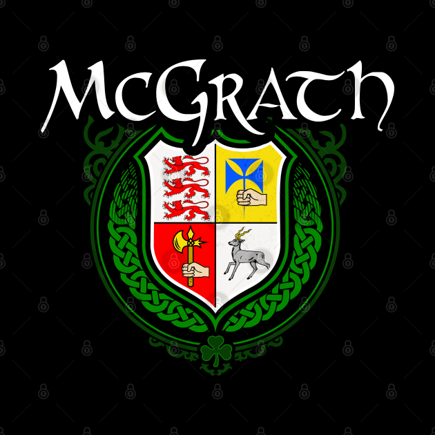 McGrath Family Irish Coat of Arms Clan Crest by Celtic Folk