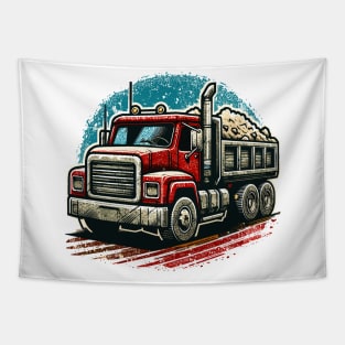 Cartoon truck Tapestry