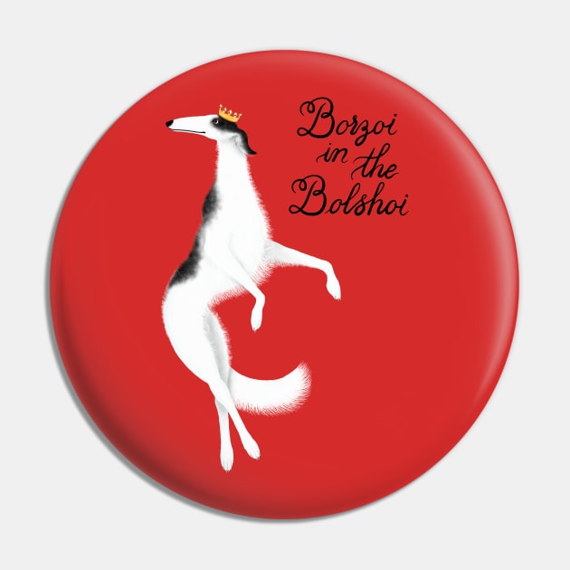 Borzoi in the Bolshoi Pin by illucalliart