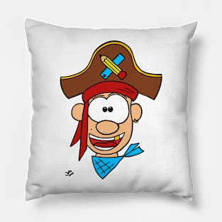 A school pirate Pillow