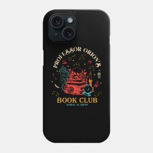 Professor Orion's Book Club Zodiac Academy Retro Design Phone Case