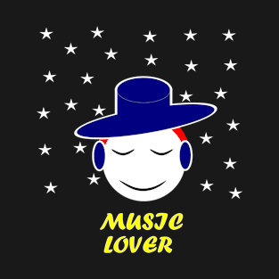 music lover cute guy T-Shirt