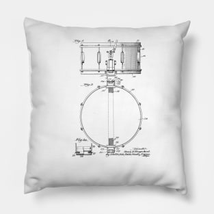 VINTAGE PATENT DRAWING Pillow