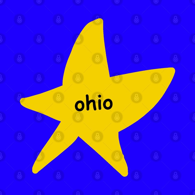 Ohio gold star by Hydroxyl Design