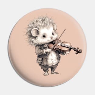 Hedgehog Musical Pin