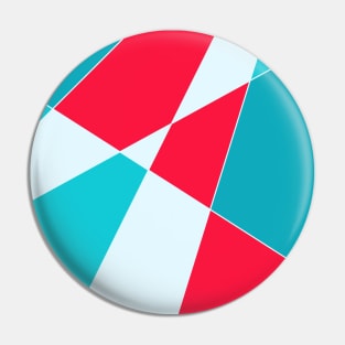 Blue and red abstract Pin