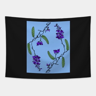 Hardenbergia Violecea Happy Wanderer Tapestry